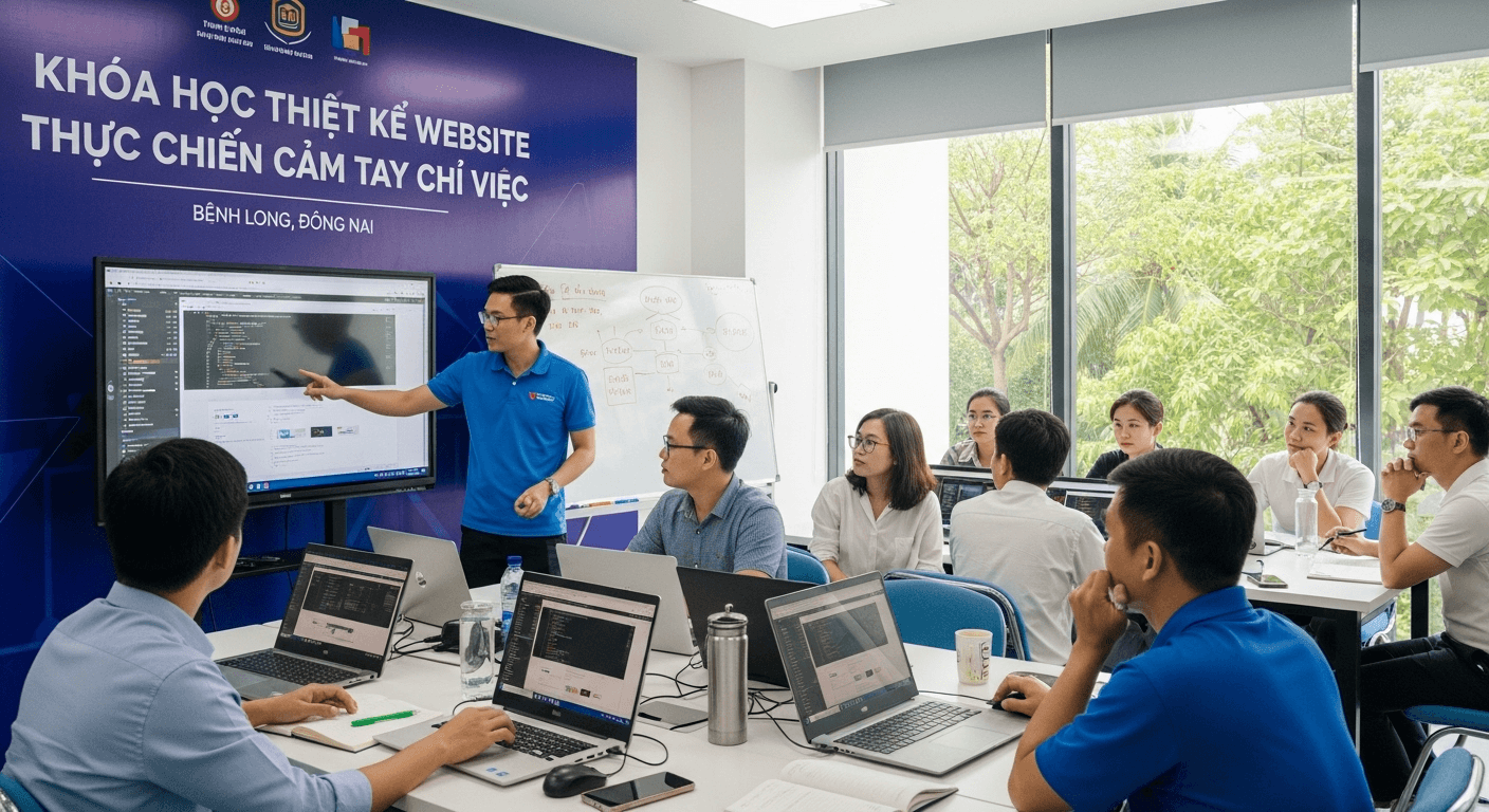 [Bình Long, Đồng Nai] Khóa học dựng Web 1:1 cầm tay chỉ việc