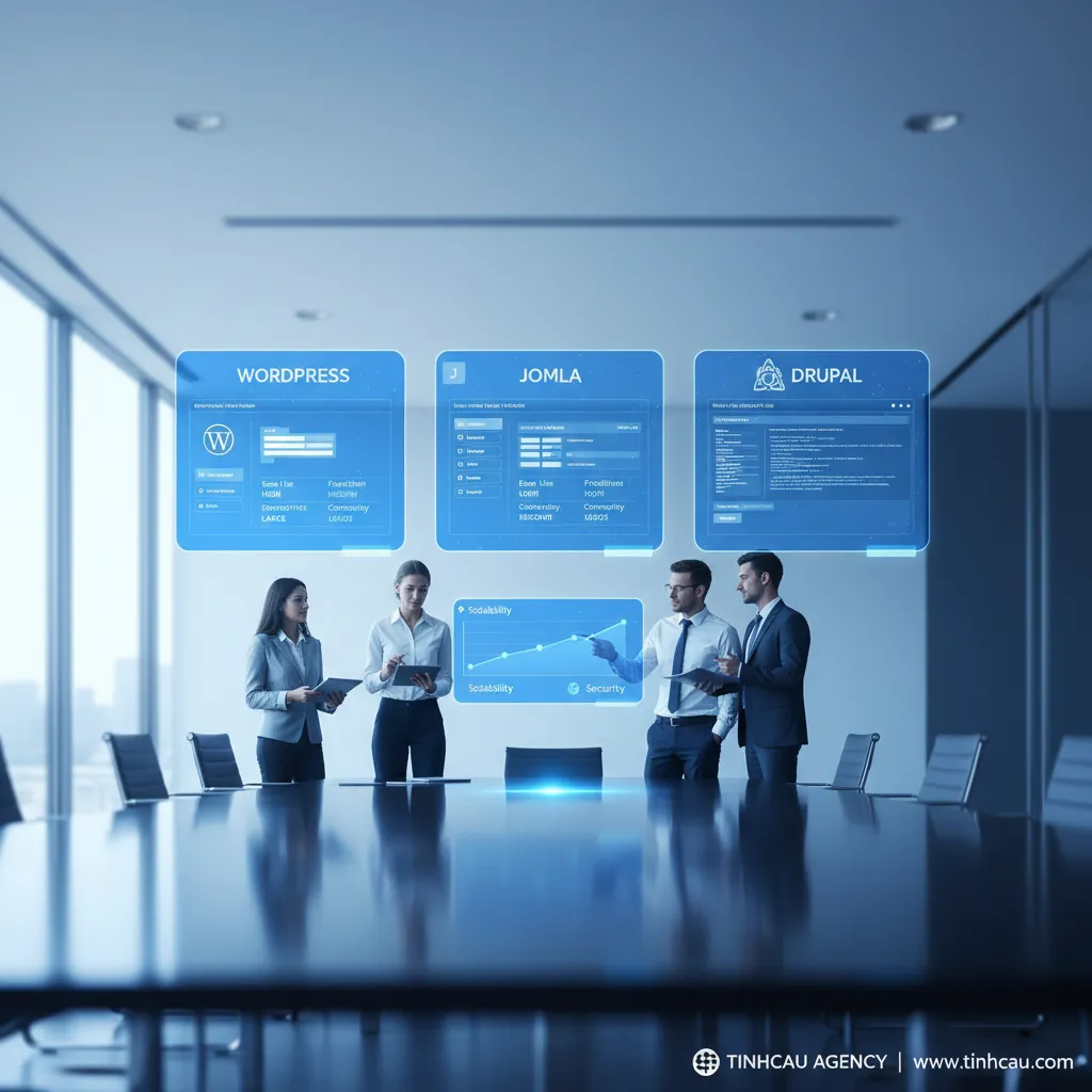 Lựa chọn CMS phù hợp: WordPress, Joomla hay Drupal? 4 1. **So sánh CMS**