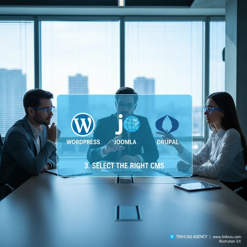 Lựa chọn CMS phù hợp: WordPress, Joomla hay Drupal? 6 3. **Chọn CMS phù hợp**