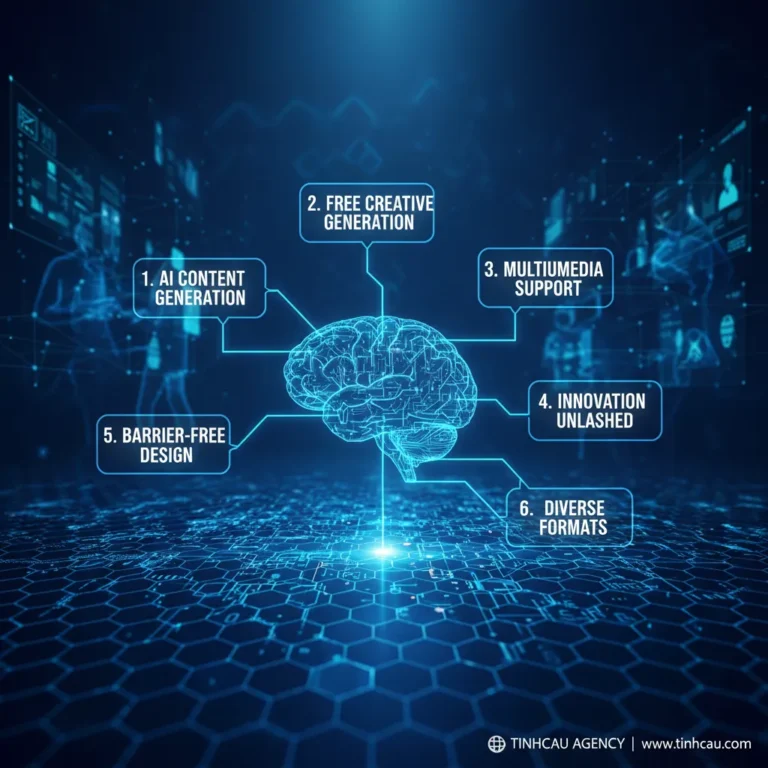 Dựa trên tiêu đề "Phá Bỏ Rào Cản Sáng Tạo Với Ứng Dụng AI Miễn Phí Hỗ Trợ Content Đa Dạng.", 6 từ khóa hoặc cụm từ khóa chính có thể là: