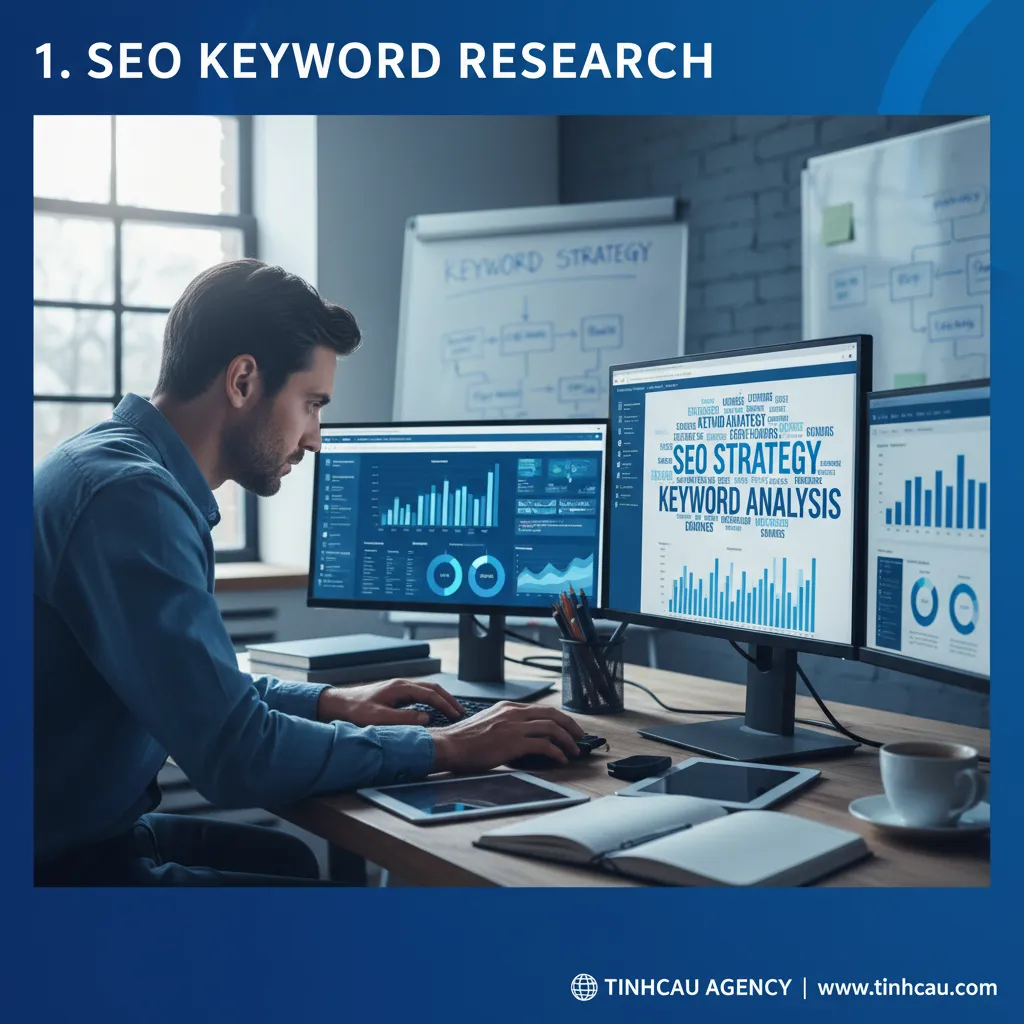 1. **Phân tích từ khóa SEO**