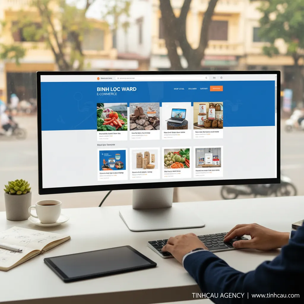 2. Thiết kế website bán hàng phường Bình Lộc