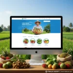 2. Website bán nông sản Long Thành