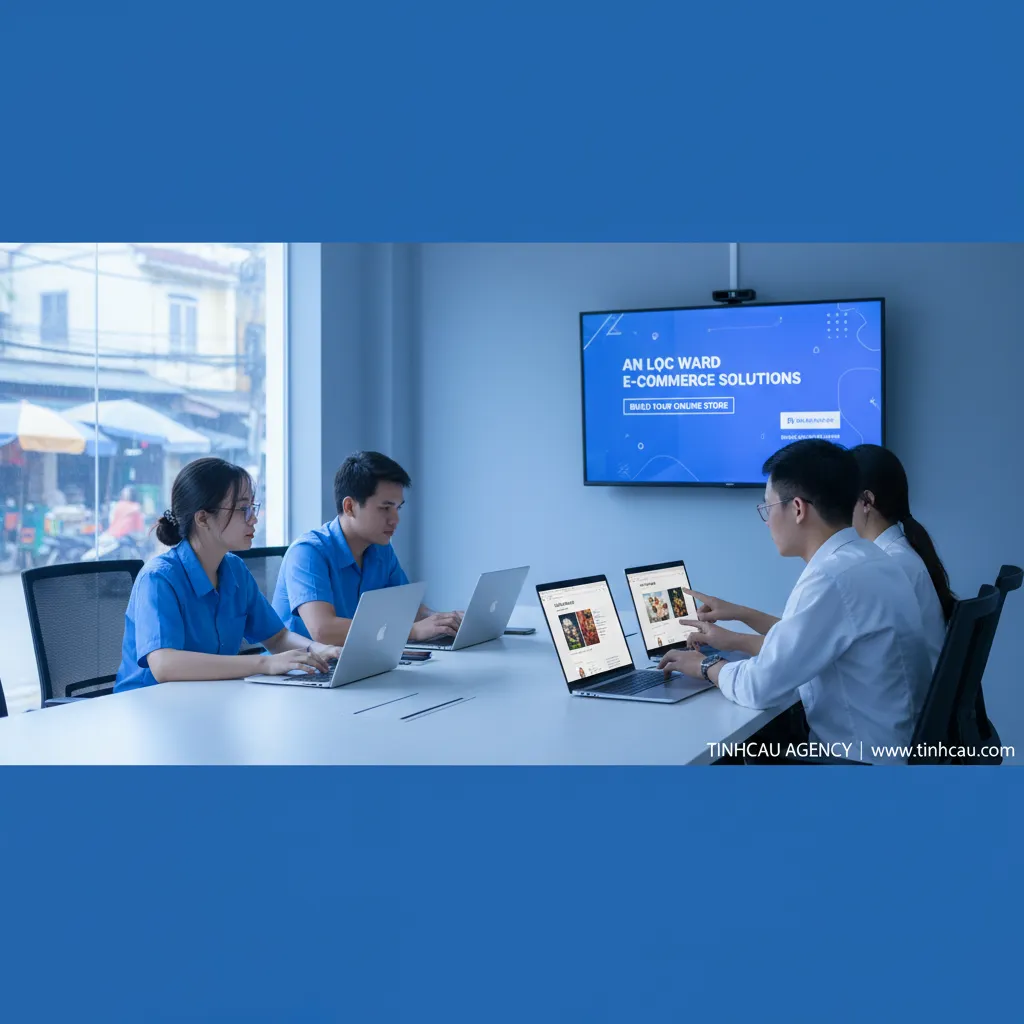 Thiết kế web bán hàng online tại phường An Lộc 4 3. Làm web bán hàng phường An Lộc