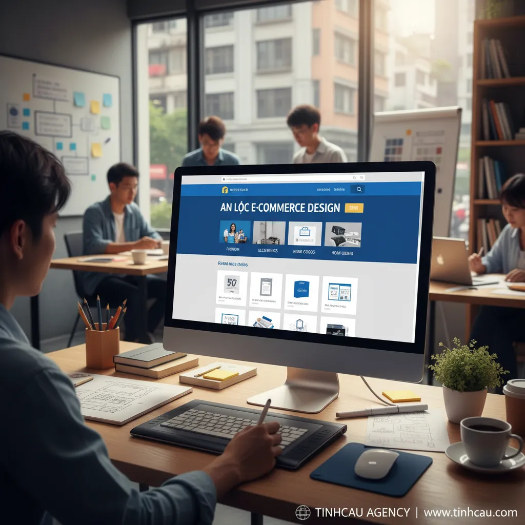 1. Thiết kế web bán hàng An Lộc
