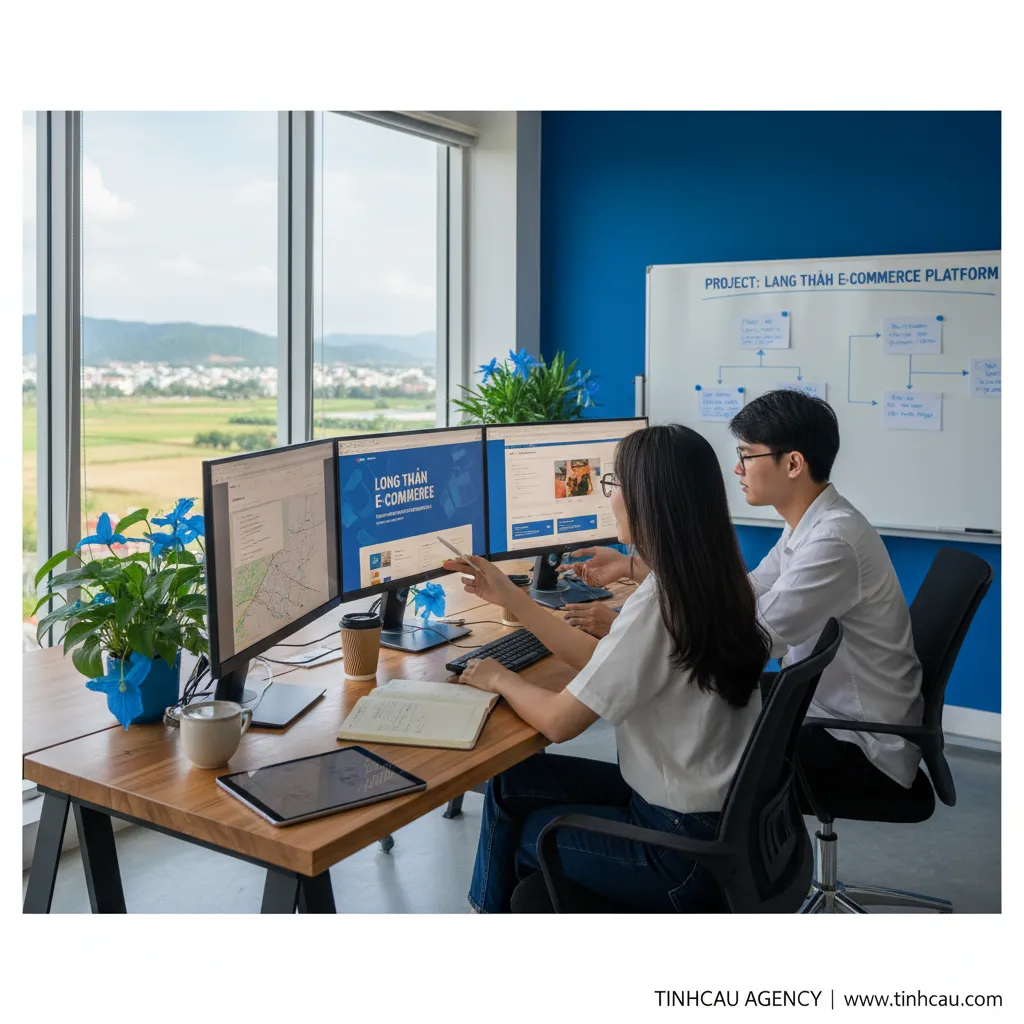 2. Làm web bán hàng Long Thành