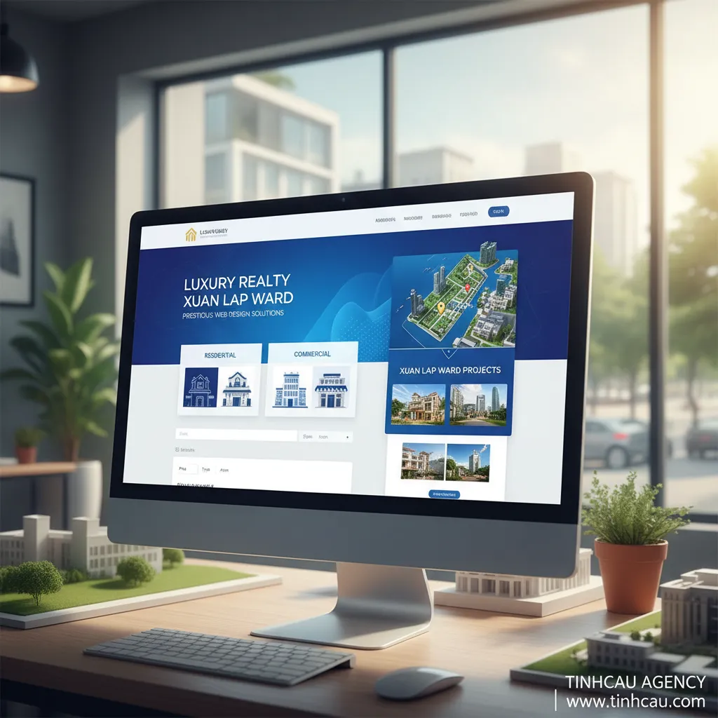 3. Thiết kế web bất động sản phường Xuân Lập