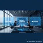 Ba từ khóa hoặc cụm từ khóa chính cho tiêu đề "Thiết kế web cho công ty cổ phần tại Long Thành" là: