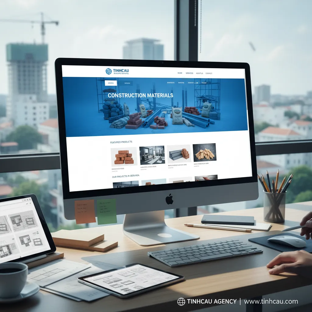 2. Website vật liệu xây dựng