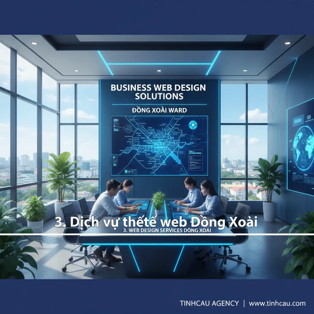 3. Dịch vụ thiết kế web Đồng Xoài
