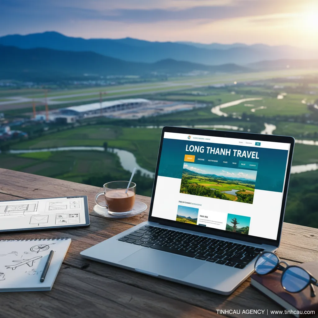 2. Website du lịch Long Thành