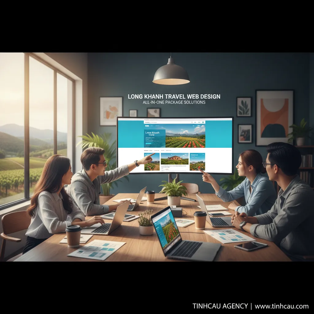 1. Thiết kế web du lịch Long Khánh
