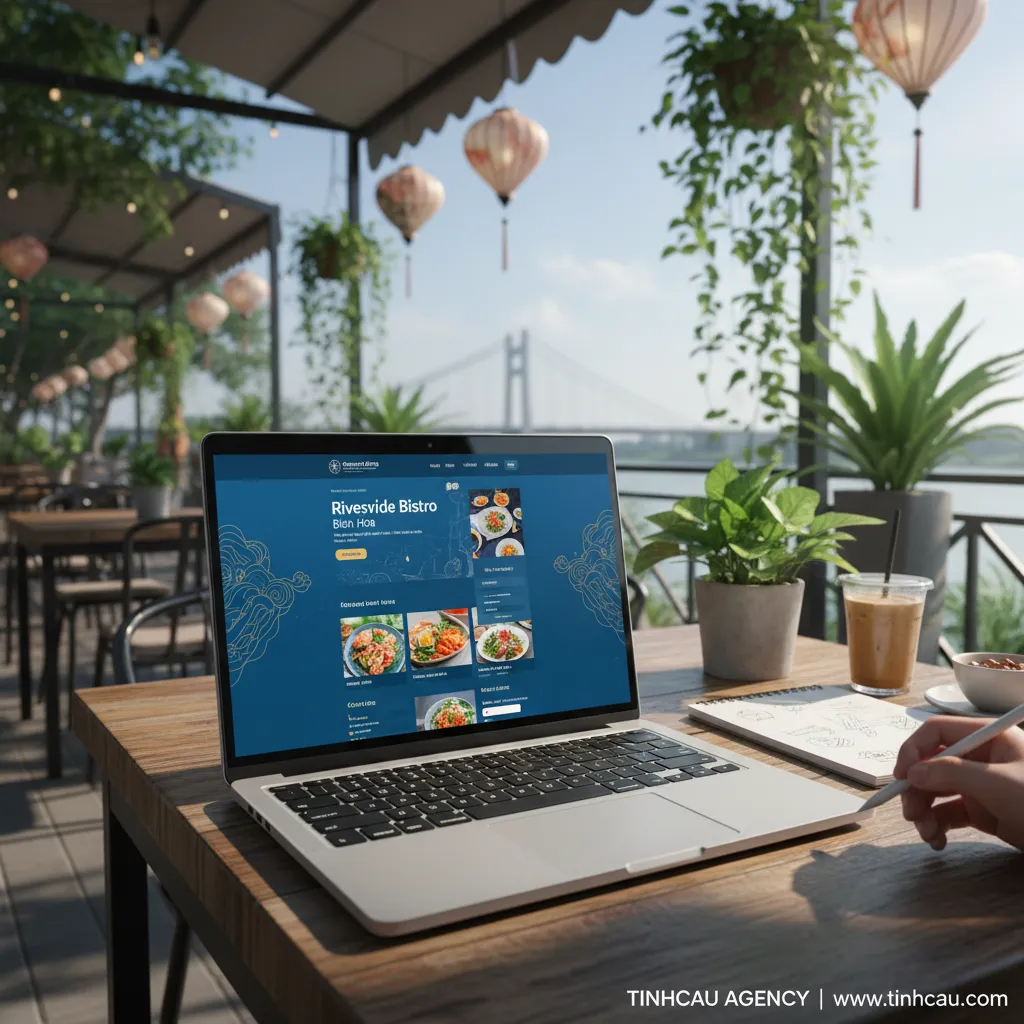 2. Thiết kế web nhà hàng Biên Hòa