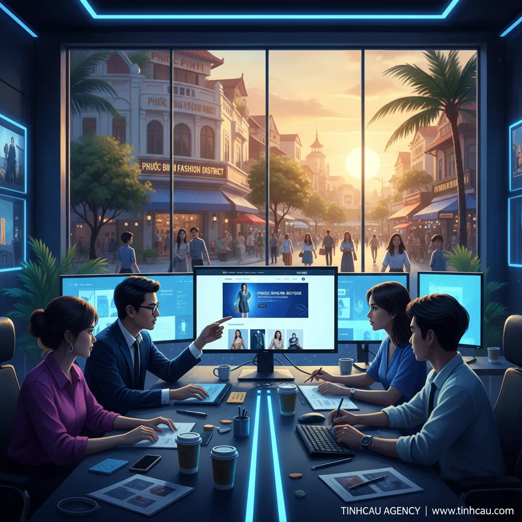 2. Thiết kế website thời trang Phước Bình