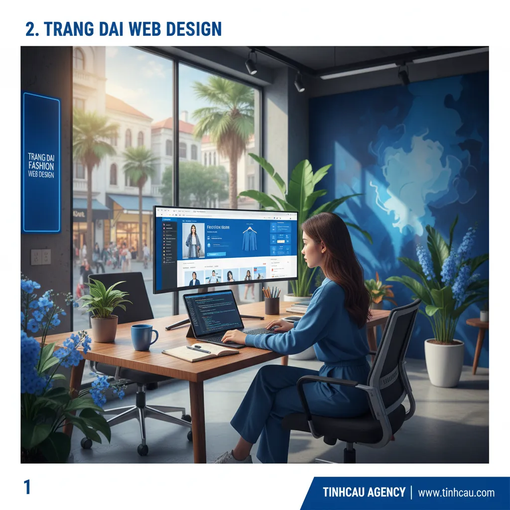 2. Thiết kế web Trảng Dài