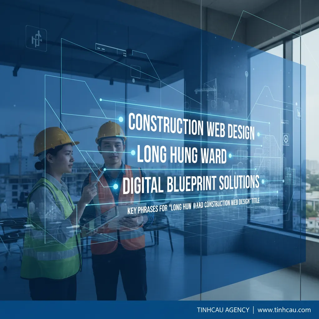 Ba từ khóa hoặc cụm từ khóa chính cho tiêu đề "Thiết kế web xây dựng tại phường Long Hưng" là:
