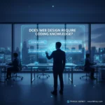 Dựa trên tiêu đề "Thiết kế website có cần kiến thức lập trình không?", 4 từ khóa hoặc cụm từ khóa chính có thể là:
