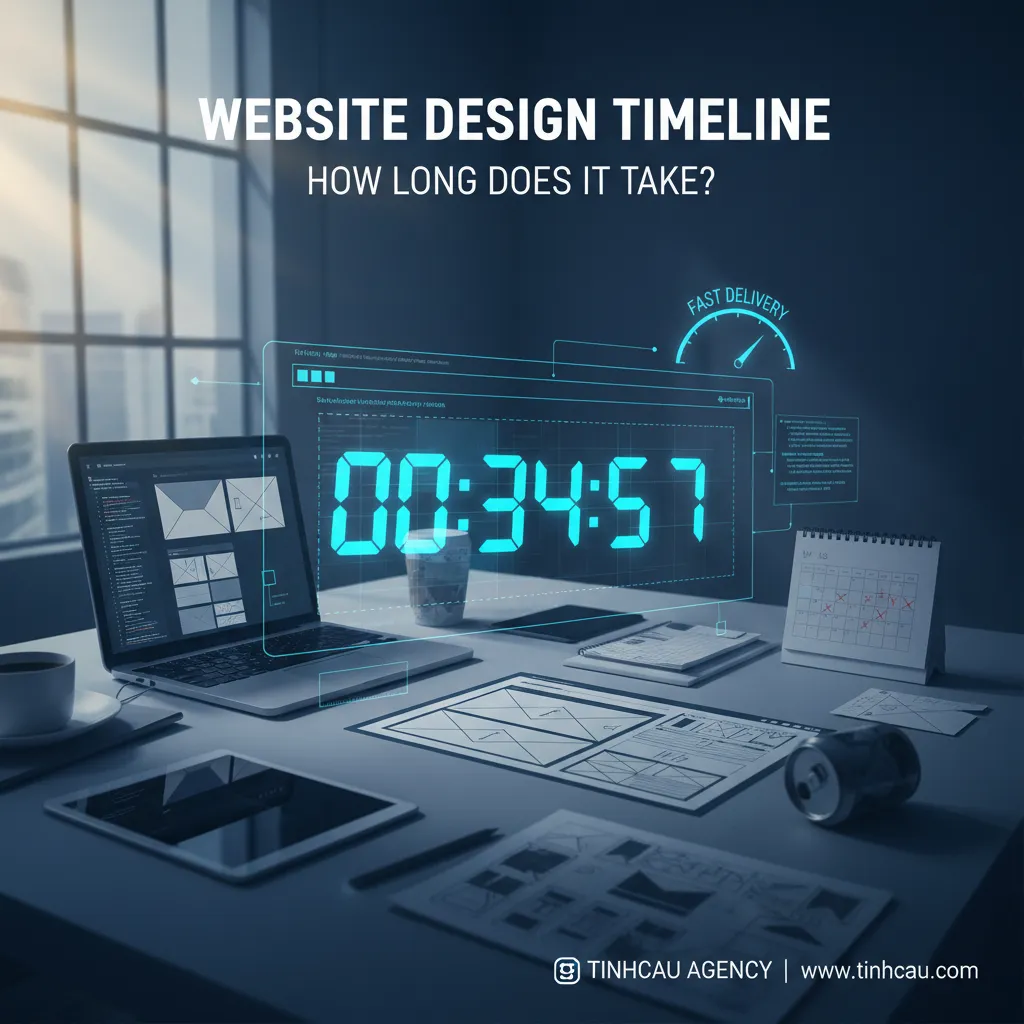 Thiết kế website mất bao lâu? 3 1. **Thời gian thiết kế website**