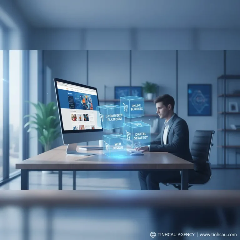 Dựa trên tiêu đề "Thiết kế website thương mại điện tử: Bắt đầu kinh doanh online hiệu quả.", 4 từ khóa hoặc cụm từ khóa chính có thể là: