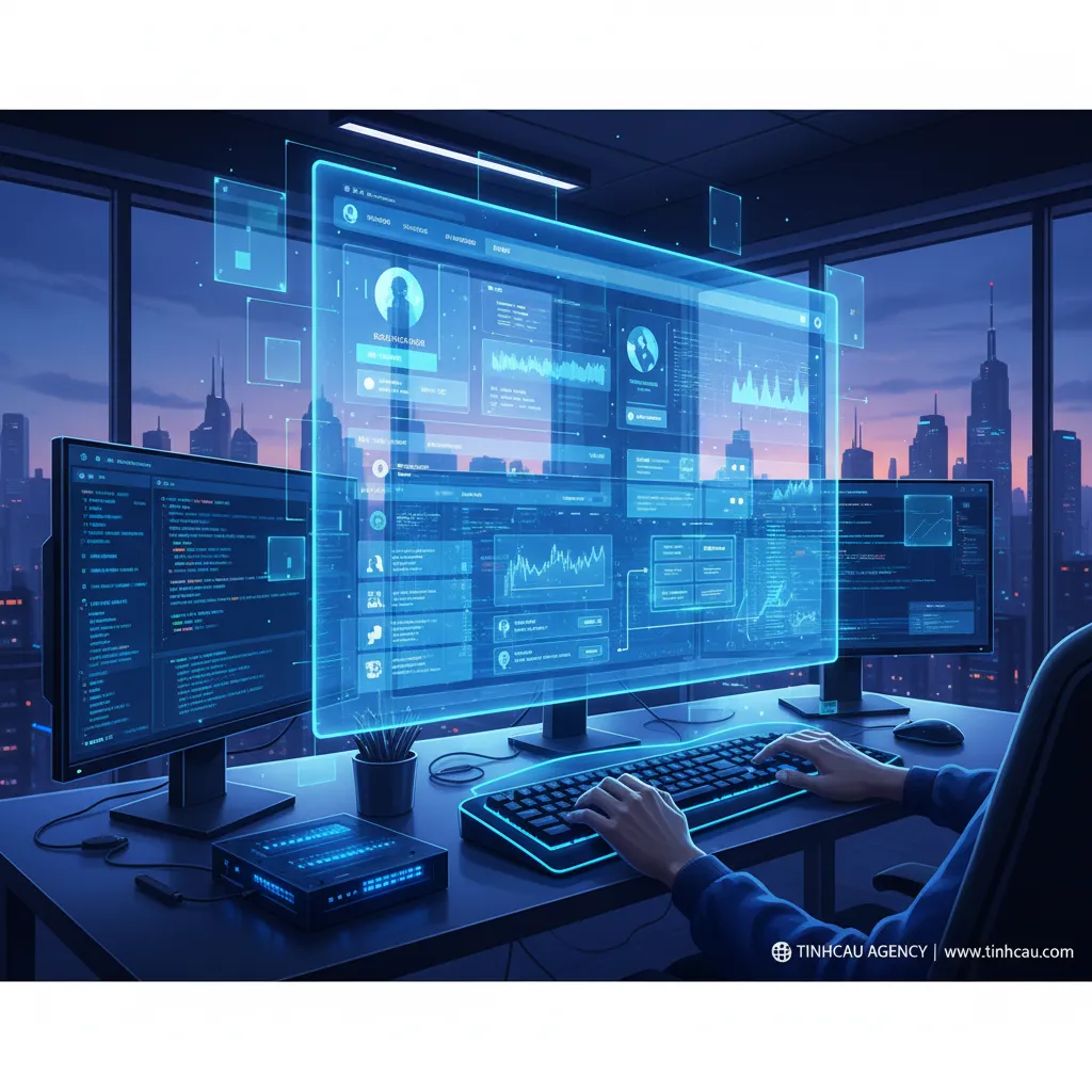 2. **Website động**