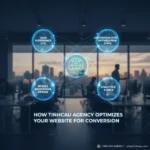 Dựa trên tiêu đề "Tinh Cầu Agency giúp bạn thiết kế website tối ưu chuyển đổi như thế nào?", 4 từ khóa hoặc cụm từ khóa chính có thể là: