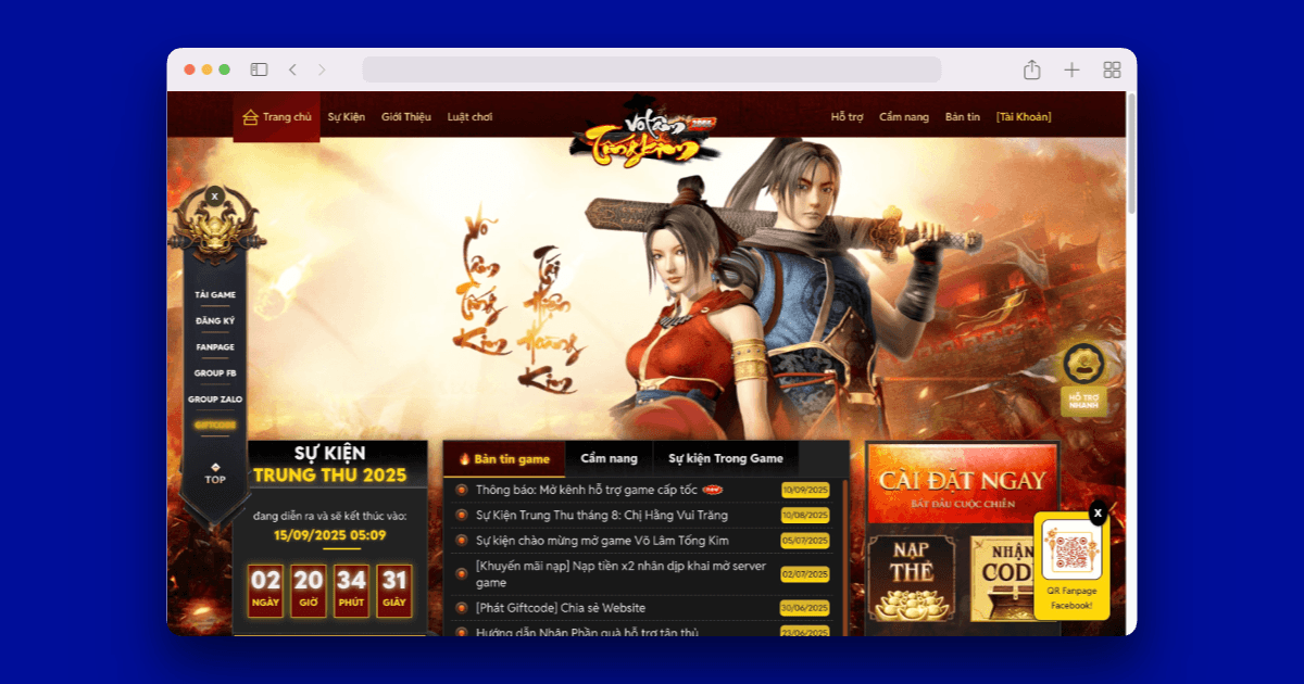 Dự án thiết kế hệ thống website Game – Nạp thẻ – Chức năng đặc thù