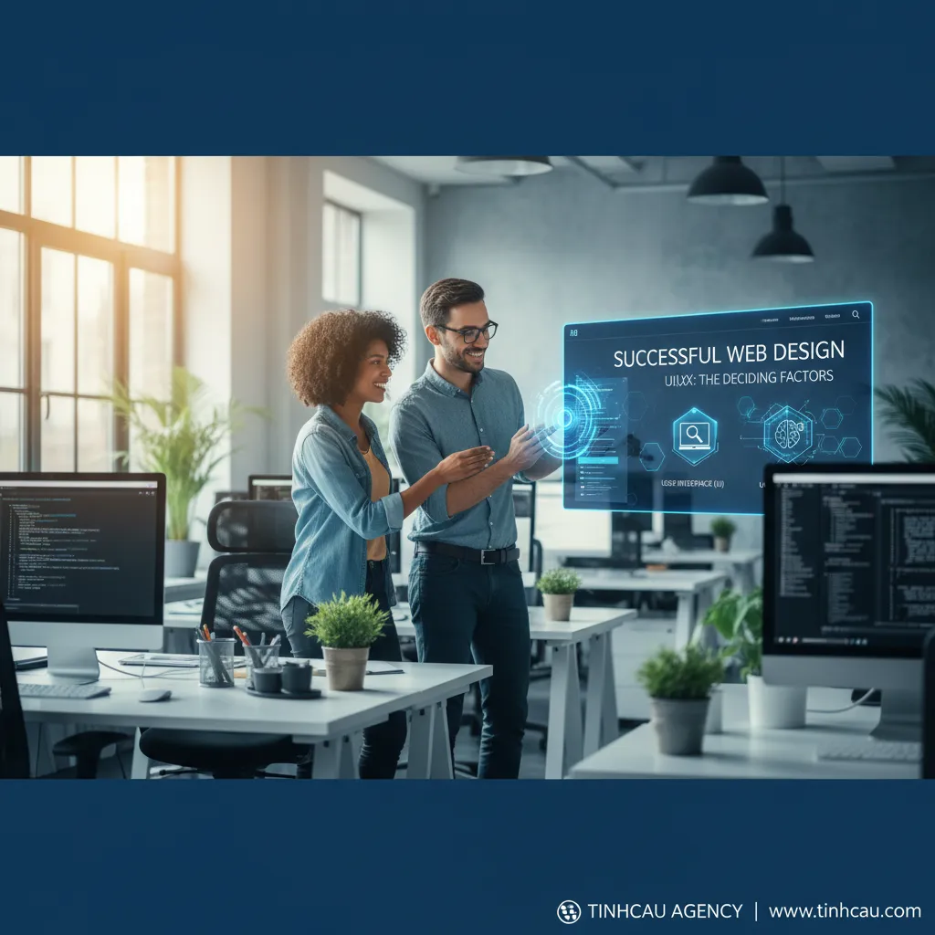UI/UX: 2 yếu tố quyết định sự thành công của một website. 5 2. **Thiết kế website thành công**