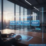 Dựa trên tiêu đề "UI/UX: 2 yếu tố quyết định sự thành công của một website.", 4 từ khóa hoặc cụm từ khóa chính có thể là: