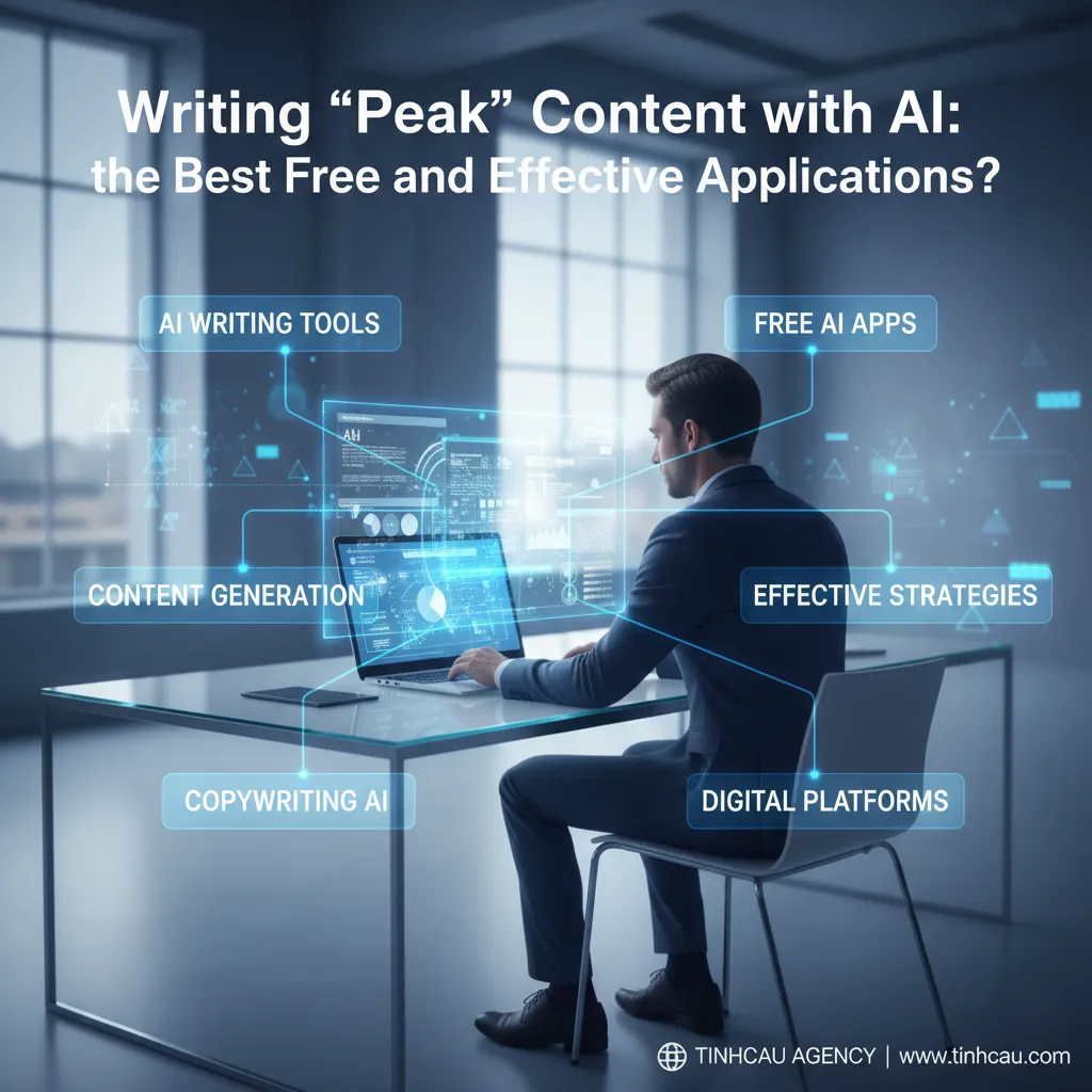 Dựa trên tiêu đề "Viết Content "Đỉnh" Hơn Nhờ AI: Ứng Dụng Nào Miễn Phí Và Hiệu Quả Nhất?", 6 từ khóa hoặc cụm từ khóa chính có thể là: