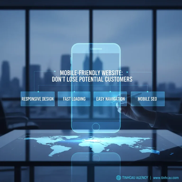 Dựa trên tiêu đề "Website chuẩn di động: Đừng để mất khách hàng tiềm năng", 4 từ khóa hoặc cụm từ khóa chính có thể là:
