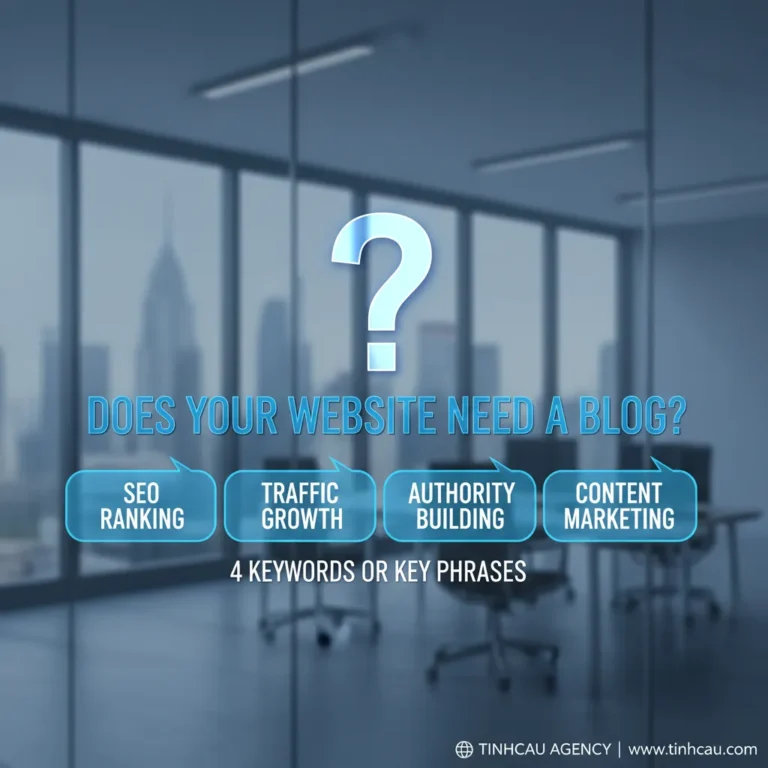 Dựa trên tiêu đề "Website của bạn có cần blog không?", đây là 4 từ khóa hoặc cụm từ khóa chính: