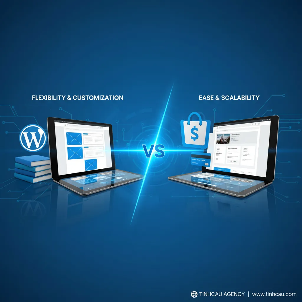 1. **WordPress vs Shopify** (So sánh trực tiếp hai nền tảng)