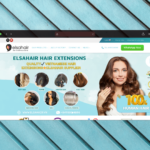 Website Elsahair.vn – Shop Xuất Khẩu Tóc Nối Chuyên Nghiệp