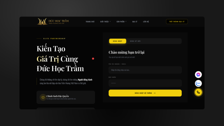 Hình ảnh dự án Dự Án Website Bán Tranh Trầm Hương | Đức Học Trầm - 2